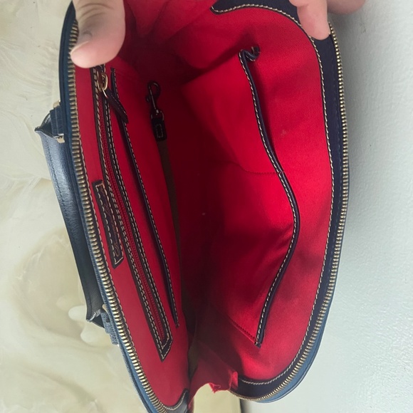 Dooney and Bourke Pebble Leather Satchel - Picture 10 of 17